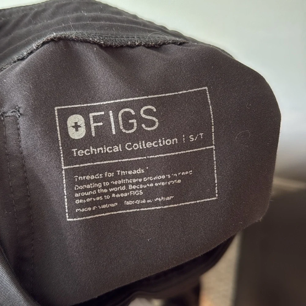 Figs Men's Technical Collection‎ Black Pants